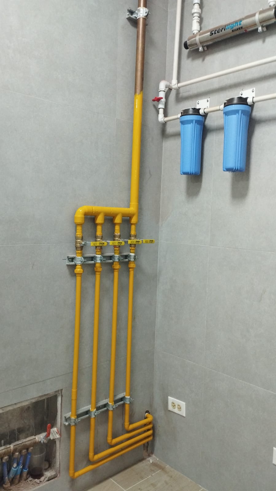 Instalación de tubería de Gas Lp